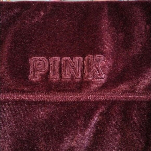 Pink Victoria's Secret Velour Leggings - Picture 3 of 7